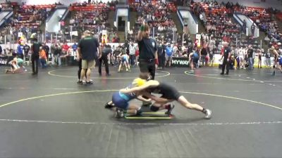 100 lbs Cons. Semi - Cooper Raab, U.P. Power Wrestling vs Luka Lehre, Gaylord WC