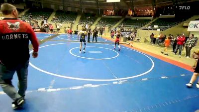 96 lbs 3rd Place - Neelie Johnson, Hilldale Youth Wrestling Club vs Baylor Hall, Dark Cloud Wrestling Club