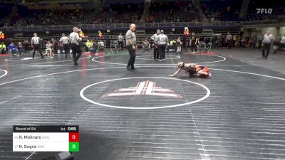 60 lbs Round Of 64 - Rex Molinaro, Hazleton vs Nolan Sugra, Northampton