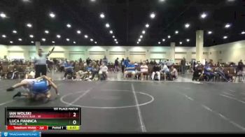 170 lbs Finals (2 Team) - Luca Fiannca, Team Clay vs Ian Wolski, Backyard Boyz Blue