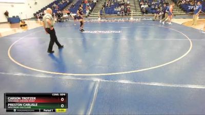 174 lbs Cons. Semi - Carson Trotzer, Wisconsin-Stevens Point vs Preston Carlisle, Wisconsin-Eau Claire