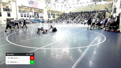 127 lbs Consi Of 16 #1 - Nicholas Berrena, State College vs Colin Walther, Conwell Egan