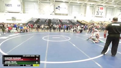 160 lbs Quarterfinal - Janek Mejia, GPS Wrestling Club vs Hunter Mashaw, Gouverneur Wrestling Club