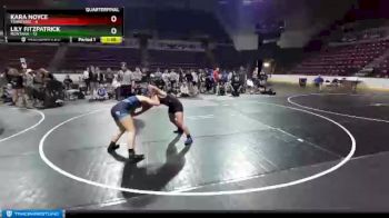 W-138 lbs Quarterfinals (8 Team) - Kara Noyce, Tennessee vs Lily Fitzpatrick, Montana