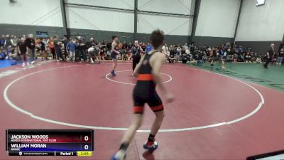 130 lbs Round 1 - Jackson Woods, Askeo International Mat Club vs William Moran, NWWC