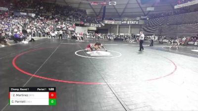 2A 138 lbs Champ. Round 1 - Zachary Martinez, Orting vs Cristo Parriott, W. F. West