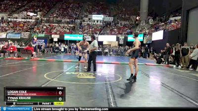 AA - 160 lbs Quarterfinal - Tynan Krause, Flathead vs Logan Cole, Billings Senior High School