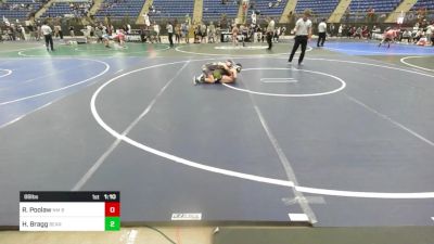 88 lbs Final - Ricardo Poolaw, NM Bad Boyz vs Hudson Bragg, Bear Cave WC