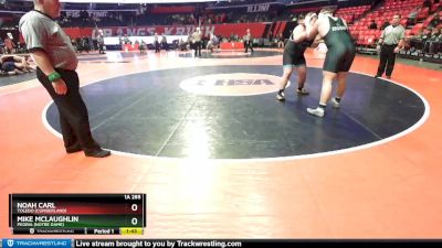 1A 285 lbs Cons. Round 2 - Noah Carl, Toledo (Cumberland) vs Mike McLaughlin, Peoria (Notre Dame)