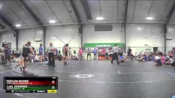 143 lbs Round 4 (8 Team) - Cael Edwards, Team Palmetto vs Waylon Rozier, Steel Valley Renegades