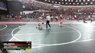 87 lbs Champ. Round 1 - John Jachthuber, Princeton Youth Wrestling Club vs Axel Johnson, Northwestern