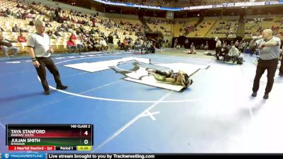 140 Class 2 lbs Cons. Round 1 - Taya Stanford, Parkway South vs Julian Smith, Ritenour