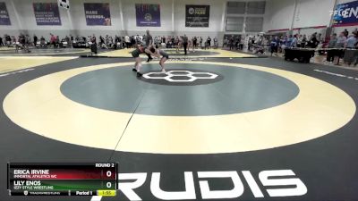 100 lbs Round 2 - Erica Irvine, Immortal Athletics WC vs Lily Enos, Izzy Style Wrestling