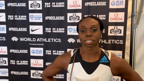 Brittany Brown Felt Strong In Women's 200m