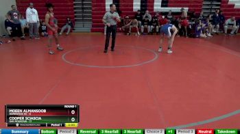 126 lbs Round 1 (12 Team) - Cooper Sciascia, Oak Mountain vs Moeen Almansoob, Homewood Hs