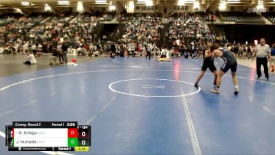 184 lbs Champ. Round 2 - Robby Ortega, Northwest College vs Jake Hurtado, Colorado State University - Pueblo