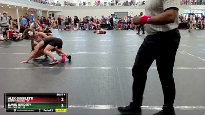 132 lbs Round 2 (6 Team) - Alex Giggiletti, Cozart Trained vs David Birdsey, Bulldog WC