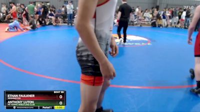 138 lbs Cons. Round 2 - Anthony Luton, Mt Adams Wrestling Club vs Ethan Faulkner, Washington