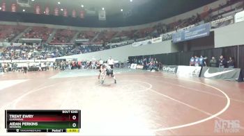 6A-152 lbs Cons. Round 3 - Aidan Perkins, Newberg vs Trent Ewry, Clackamas