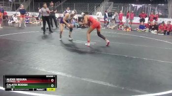 W 122 lbs Round 1 (3 Team) - Calista Rodish, Iowa vs Alexis Segura, Colorado