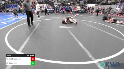 92 lbs Consolation - Mason Hoffman, El Reno Wrestling Club vs Robert Salas, Standfast