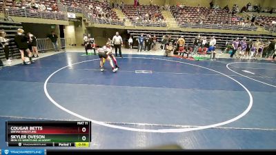 139 lbs Cons. Semi - Skyler Oveson, Iron Co Wrestling Academy vs Cougar Betts, Uintah Wrestling