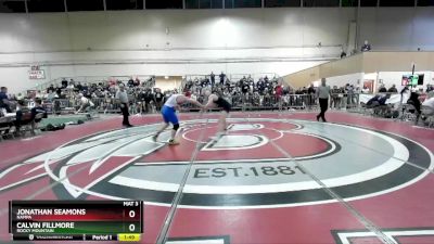 160 lbs Semifinal - Calvin Fillmore, Rocky Mountain vs Jonathan Seamons, Nampa