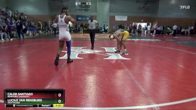 174 lbs Quarterfinal - Lucius Van Rensburg, Unattached vs Caleb Santiago, Reinhardt University