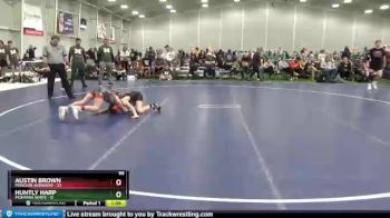 95 lbs Round 1 (6 Team) - Austin Brown, Missouri Avengers vs Huntly Harp, Montana White