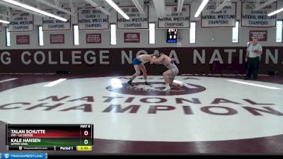 149 lbs Semifinal - Talan Schutte, UW - La Crosse vs Kale Hansen, Upper Iowa