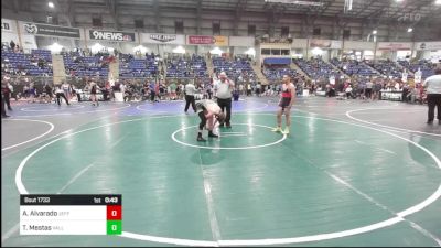 126 lbs Consi Of 16 #1 - Aj Alvarado, Jefferson vs Trenton Mestas, Valley WC