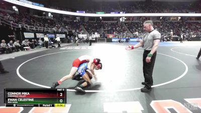 II-118 lbs Cons. Round 2 - Connor Mika, Chenango Valley vs Ewan Celestine, Red Hook