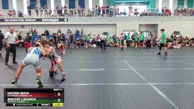 130 lbs Round 3 (6 Team) - Hayden Smith, U2 Upstate Uprising vs Breckin Lukanich, Grapple Academy