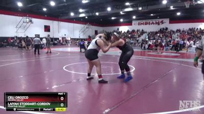 Cons. Round 2 - Celi Orozco, Paloma Valley vs Laiyah Stoddart-Cordova, Fountain Valley