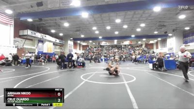 150 lbs Cons. Round 3 - Cruz Duardo, Victor Valley S vs Armaan Nikoo, Irvine