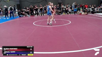 124 lbs Champ. Round 2 - Elissa Martinez, WA vs Abigail Gamm, WA