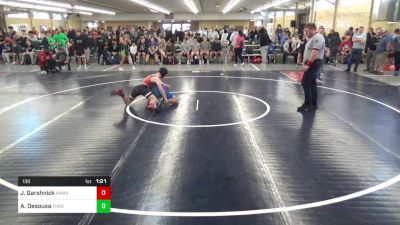 130 lbs Quarterfinal - Josef Garshnick, Armagh vs Alexander Desousa, Throop