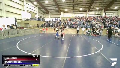 59 lbs Quarterfinal - Luka Moran, MT vs Raymond Menzel, NV