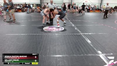 170 lbs Semis (4 Team) - William Childs, Level Up 2 vs Jeshua Pastor-Quezad, Glasgow Wrestling