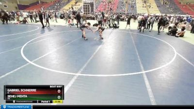 97-103 lbs Round 2 - Gabriel Schnerre, IL vs Sehej Mehta, TX