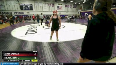 235 lbs Cons. Round 5 - Lucille Libby, Flathead (Kalispell) vs Analy Castillo, Royal