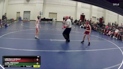 80 lbs Round 5 (6 Team) - Lincoln Schulz, Minnesota Gold vs Luke Provost, Team Oregon