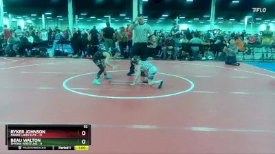 52 lbs Round 7 (10 Team) - Ryker Johnson, Finger Lakes Elite vs Beau Walton, Smyrna Wrestling