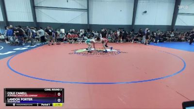 165 lbs Cons. Round 2 - Cole Canell, Punisher Wrestling Company vs Landon Porter, Washington