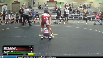 80 lbs Round 2 (4 Team) - Carter Smith, SAW vs Jeff Dunaway, American Gladiators