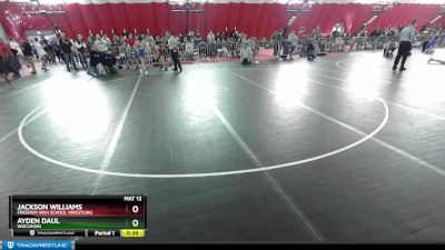 106 lbs Cons. Round 3 - Jackson Williams, Freedom High School Wrestling vs Ayden Daul, Wisconsin