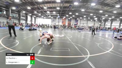 126 lbs Consi Of 32 #1 - Anthony Paulino, NJ vs Lincoln Gregersen, CO