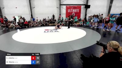 52 kg Final - Cordy Zalota, Misfits Girls Onyx vs Mary Manis, WOW