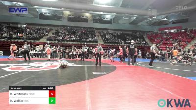 49 lbs Quarterfinal - Kade Whitenack, Pryor Tigers vs Kyng Walker, HURRICANE WRESTLING ACADEMY