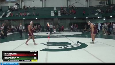 149 lbs Cons. Semi - Mason Shrader, Central Michigan vs Mitch Moore, Oklahoma